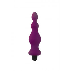 Wibrujący plug analny w kolorze fioletowym - 16,5 cm