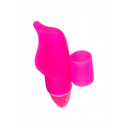 Wibrator różowy delfinek na palec - 9,5 cm