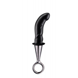 MENZSTUFF ANAL PLUG WITH PLATED HANDLE