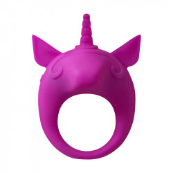Pierścień wibrujący Cockring MiMi Animals Unicorn Alfie purple