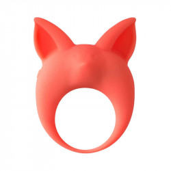 Pierścień wibrujący Cockring MiMi Animals Kitten Kyle Orange