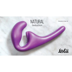 Strapless strap-on Natural Seduction Purple
