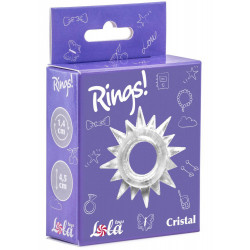 Pierścień-Cockring Rings Cristal white