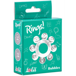 Pierścień-Cockring Rings Bubbles white