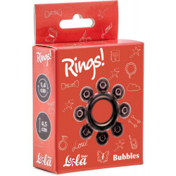 Pierścień-Cockring Rings Bubbles black