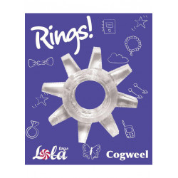Pierścień-Cockring Rings Cogweel white